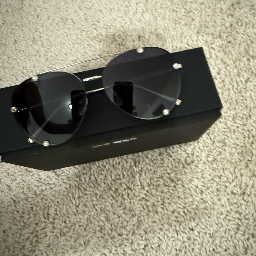 Valentino Black Sunglasses Modern Matte Finish